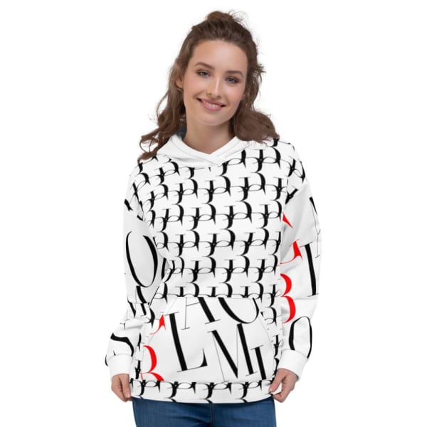 Glamour Boss "GB logo &Signature Font "Unisex Hoodie